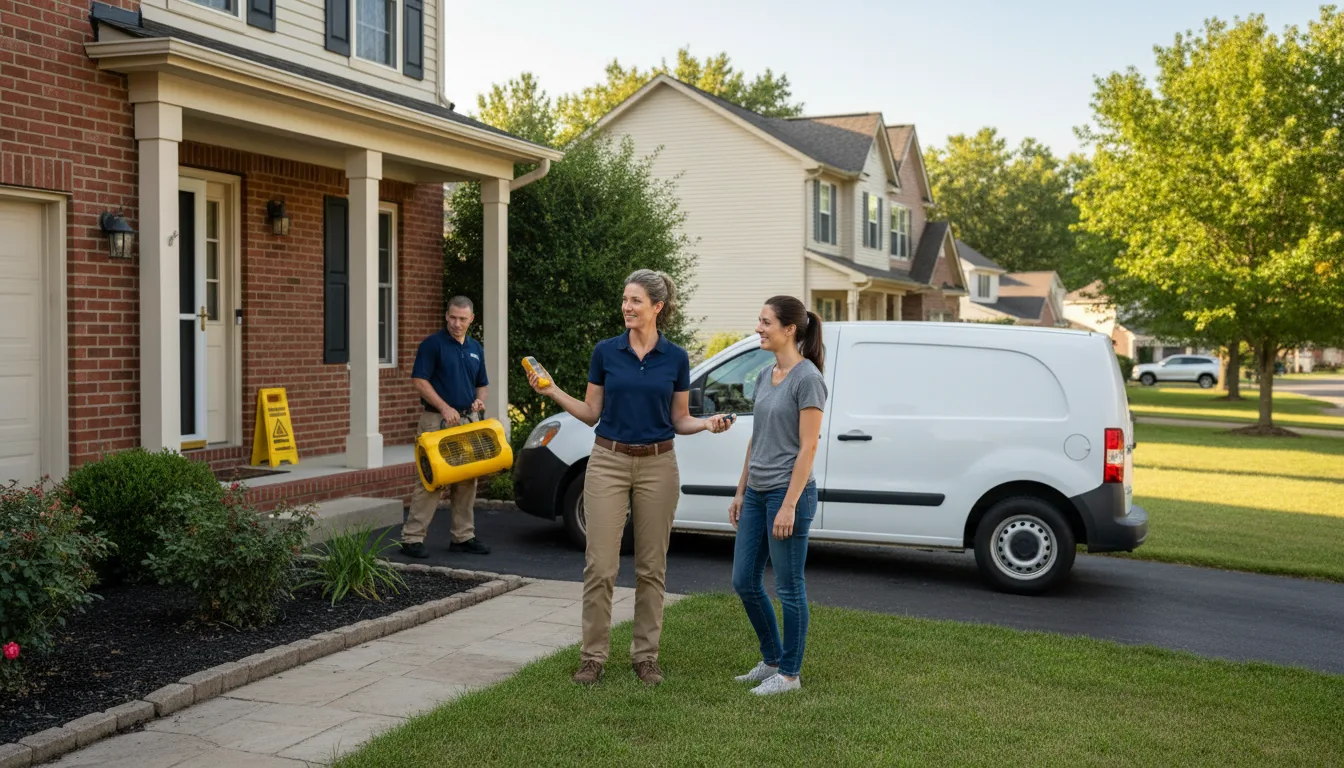 Water restoration image for Water Damage & Restoration Services in Harviell, MO